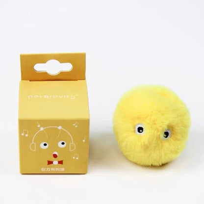 Interactive Ball Smart Cat Toy  Plush Electric Catnip Training Toy With Touch Sound  Squeak Kitten  6