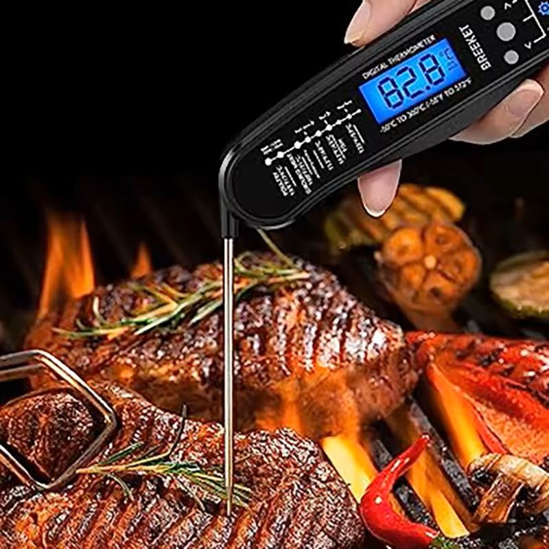 Dual Probe Digital Meat Thermometer With Backlight For Fast And Accurate BBQ And Kitchen Cooking 3