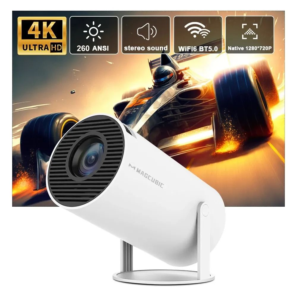 Magcubic Projector Pro 4K Android Dual Wifi Home Cinema Outdoor Projetor with Allwinner
