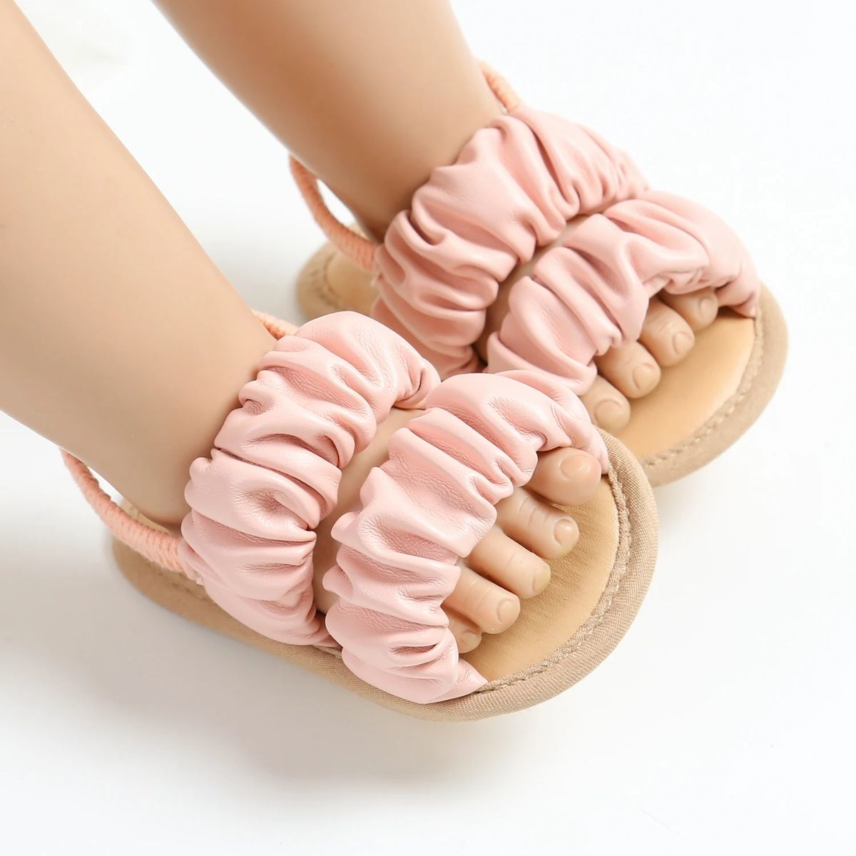 Soft Sole Baby Sandals  Lightweight Summer Crib Shoes For Newborns  First Walkers 12