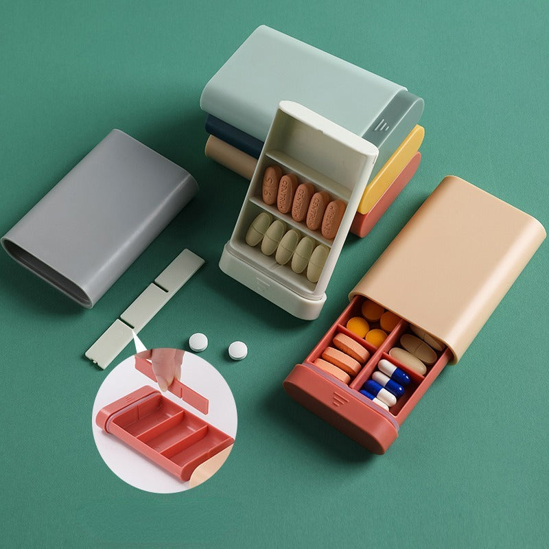 Small Portable Pill Case  Tablet Storage Container 7 Day Vitamin Box 3