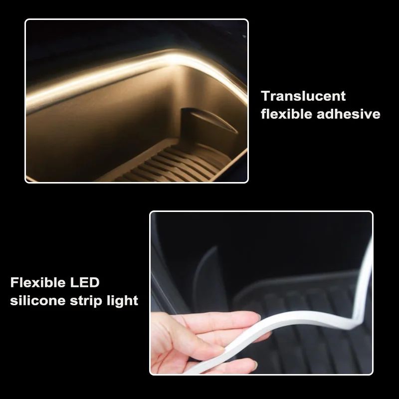 Car Park Frunk Brighten LED Strip  Modified Ambient Light 5M Waterproof For Tesla Trunk Atmosphere  2