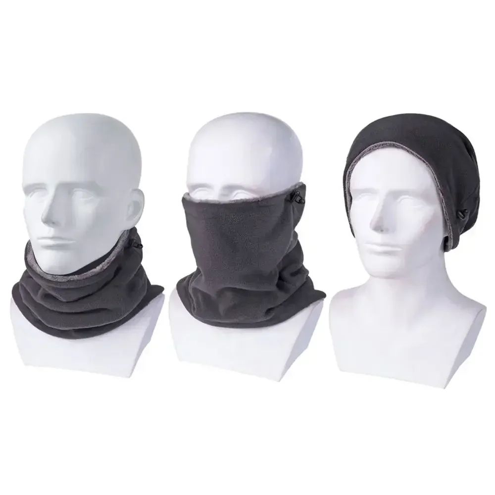 Winter Motorcycle Warm Mask For Men  Women Fleece Neck Warmer Windproof Outdoor Scarf For Camping H 1