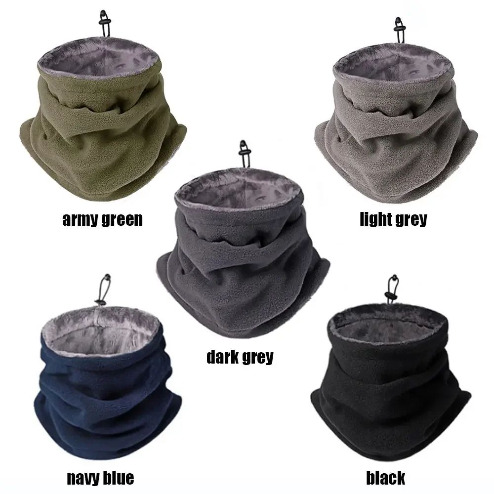 Winter Motorcycle Warm Mask For Men  Women Fleece Neck Warmer Windproof Outdoor Scarf For Camping H 4