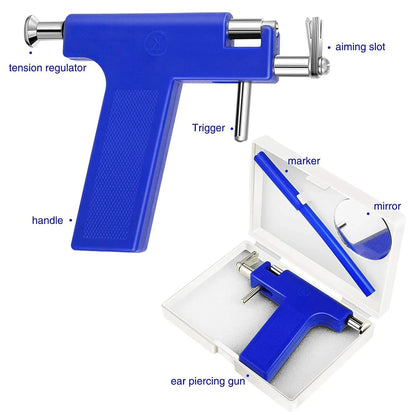 Professional Ear Piercing Gun Tool Set Steel Ear Studs For Ear Nose  Navel Body Piercing 3