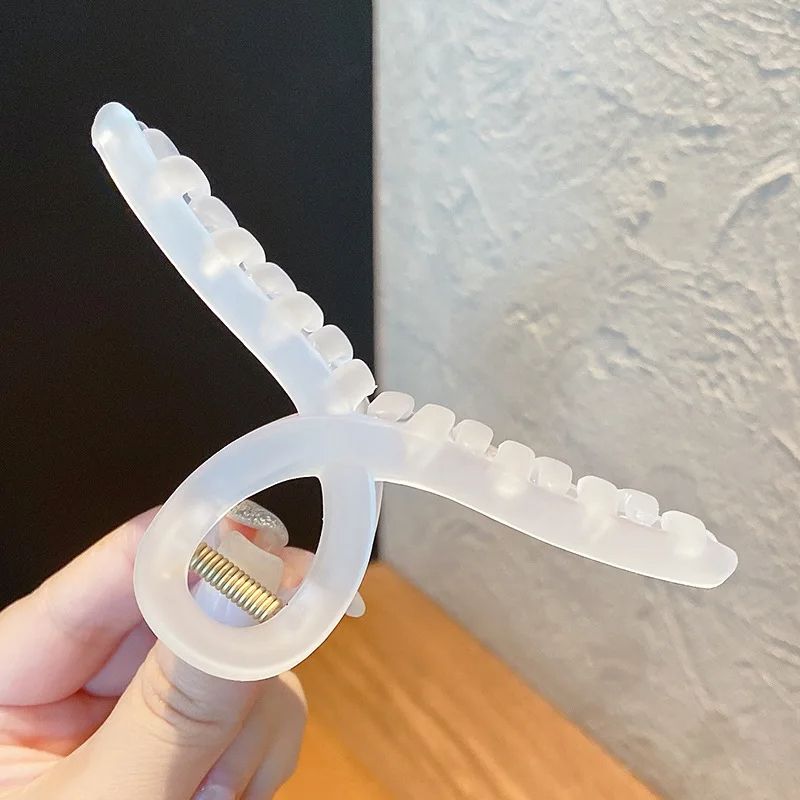 Large Clear Claw Hairpin Set For Women  Girls Strong Hold For Thick  Thin Hair Ideal For Fixed Hair 2