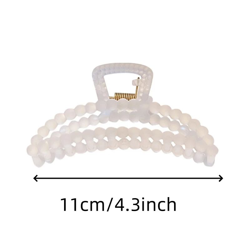 Large Clear Claw Hairpin Set For Women  Girls Strong Hold For Thick  Thin Hair Ideal For Fixed Hair 5