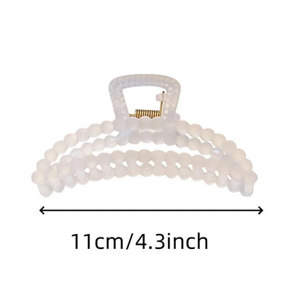 Large Clear Claw Hairpin Set For Women  Girls Strong Hold For Thick  Thin Hair Ideal For Fixed Hair 5