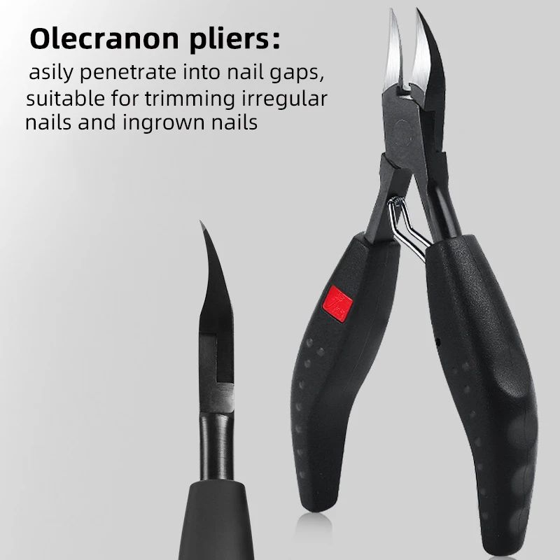 Ingrown Nail Clippers  Toenail Cutter Professional Stainless Steel Pedicure Tool For Thick Nail Cor 4