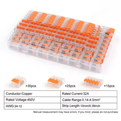 Universal Splicing Wire Connector Kit With 2 3 5 Pin Terminals For Electrical Wiring Projects 3