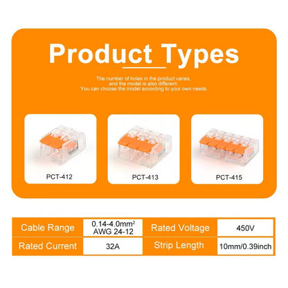 Universal Splicing Wire Connector Kit With 2 3 5 Pin Terminals For Electrical Wiring Projects 4