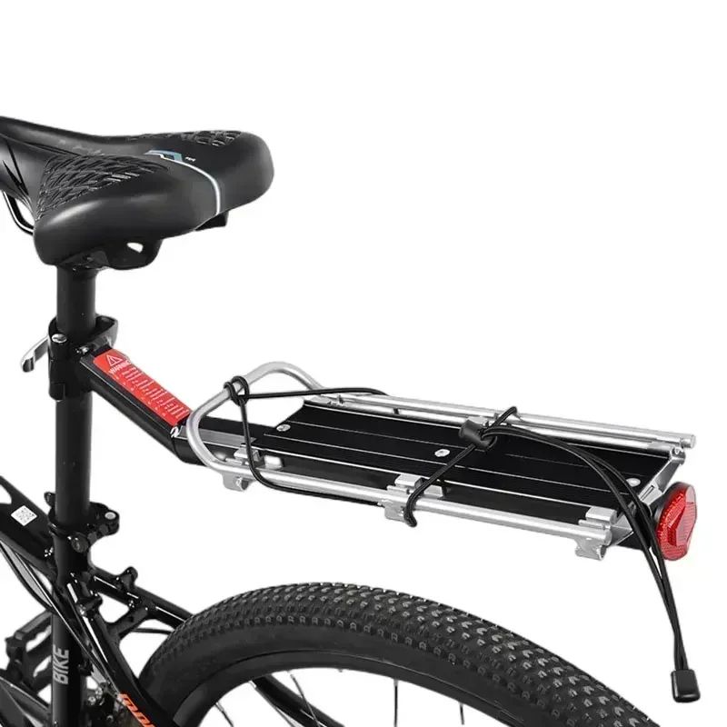 Rear Bike Cargo Rack With Quick Release Durable Aluminium Alloy Bicycle Luggage Carrier  Cycling Ba 2