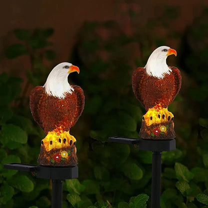 Solar Resin Eagle Outdoor Lamp Garden  Patio Decorative Lawn Light 1