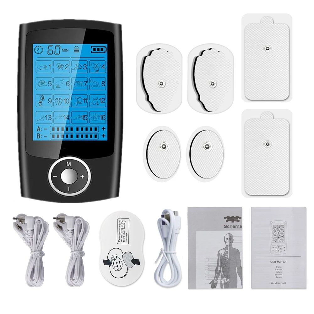EMS Acupuncture TENS Muscle Stimulator Electric Body Massage  Slimming Digital Therapy Electrostimu 7