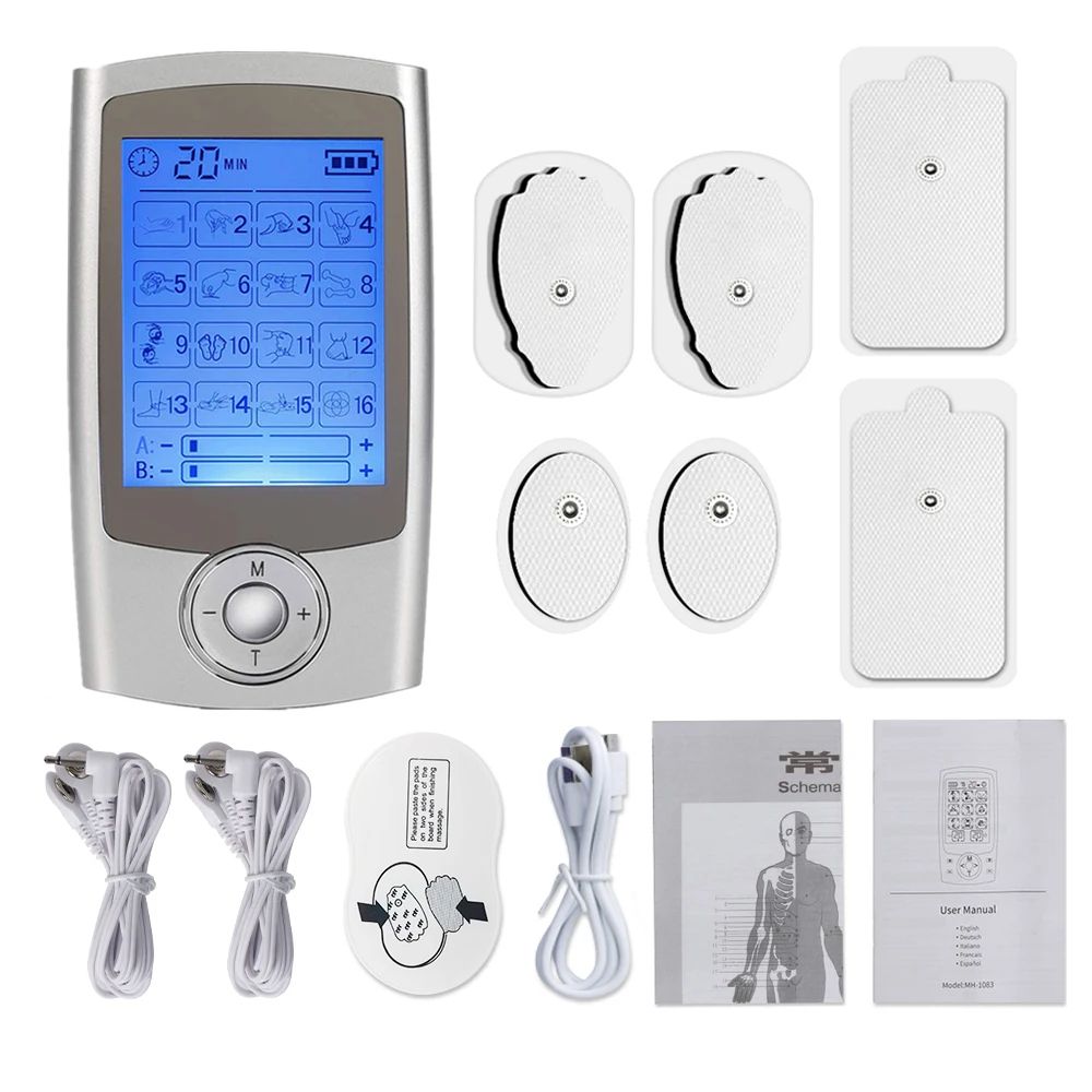 EMS Acupuncture TENS Muscle Stimulator Electric Body Massage  Slimming Digital Therapy Electrostimu 6