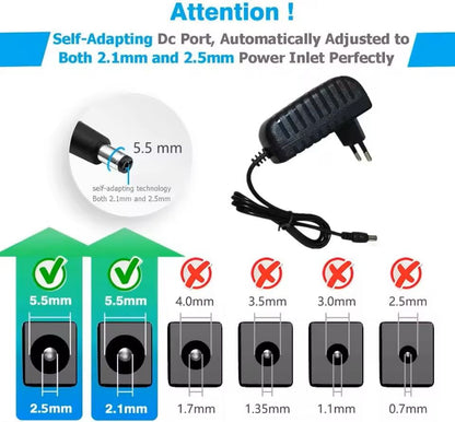 Universal Power Adapter 12V For LED Strips And CCTV With Multiple Current Options 3