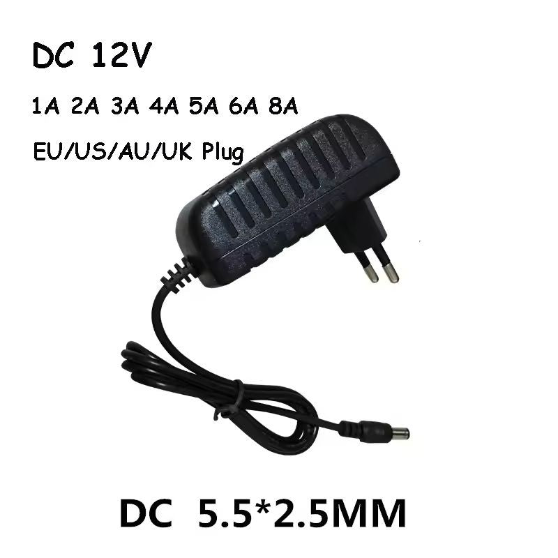 Universal Power Adapter 12V For LED Strips And CCTV With Multiple Current Options 4