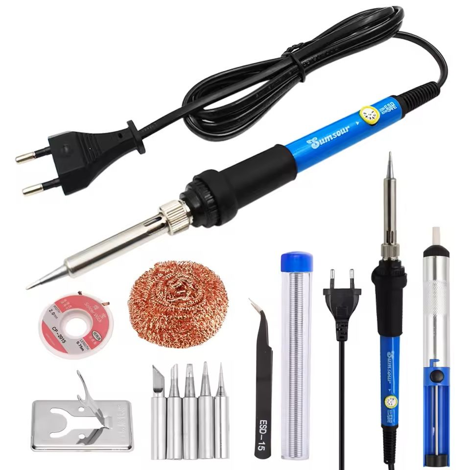 Digital Soldering Iron Kit With Adjustable Temperature And Display For Electronic Repairs 2