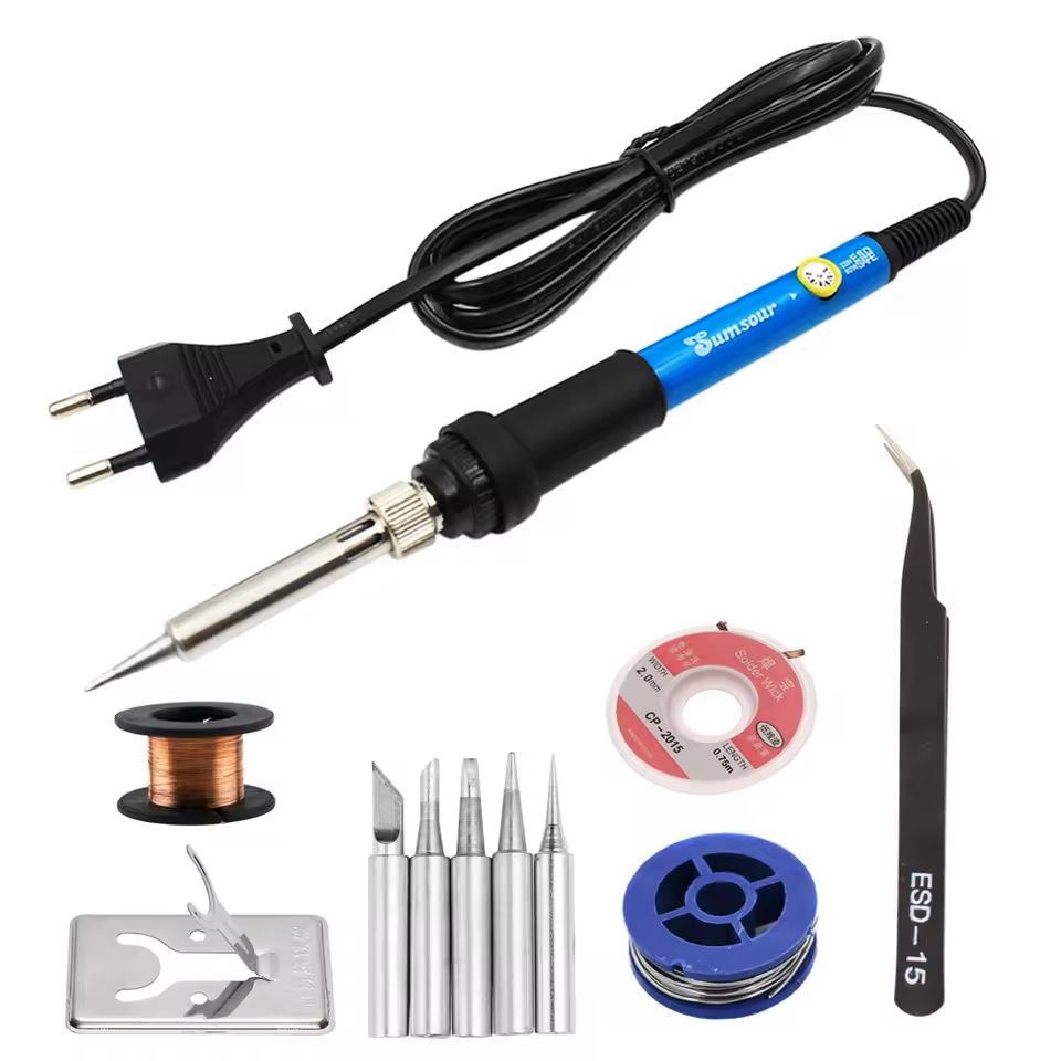 Digital Soldering Iron Kit With Adjustable Temperature And Display For Electronic Repairs 8