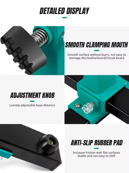 Adjustable PCB Holder With 360 Degree Rotation For Soldering And Circuit Board Assembly 4