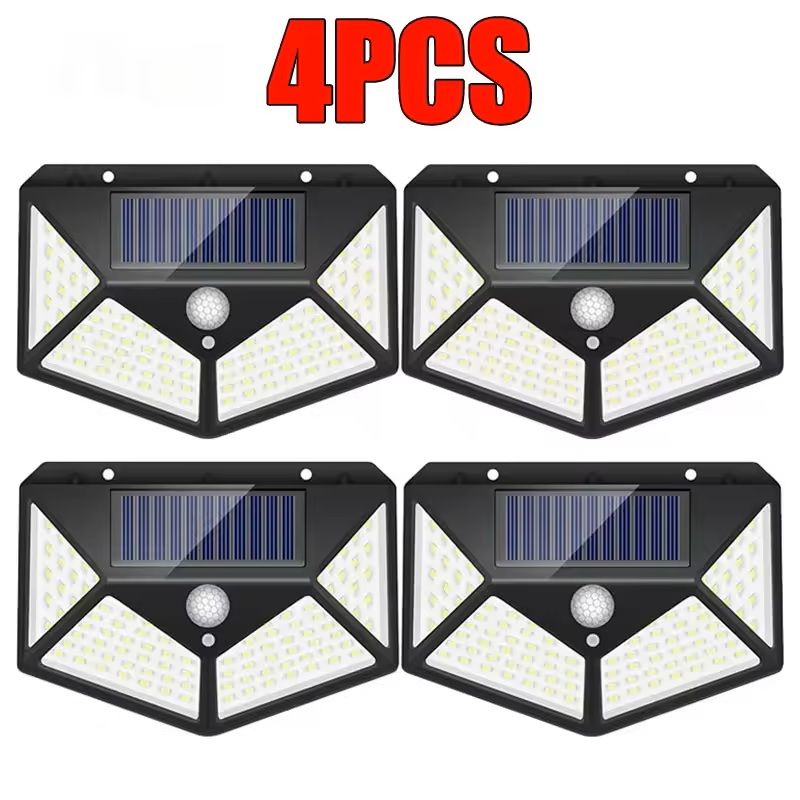 Solar Motion Sensor Wall Light For Outdoor Garden Pathway Lighting 2