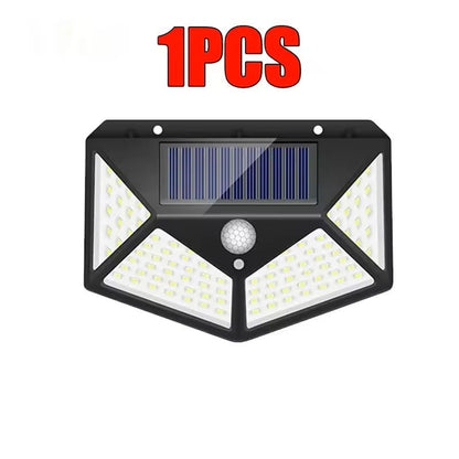 Solar Motion Sensor Wall Light For Outdoor Garden Pathway Lighting 4