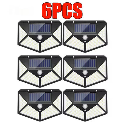 Solar Motion Sensor Wall Light For Outdoor Garden Pathway Lighting 11