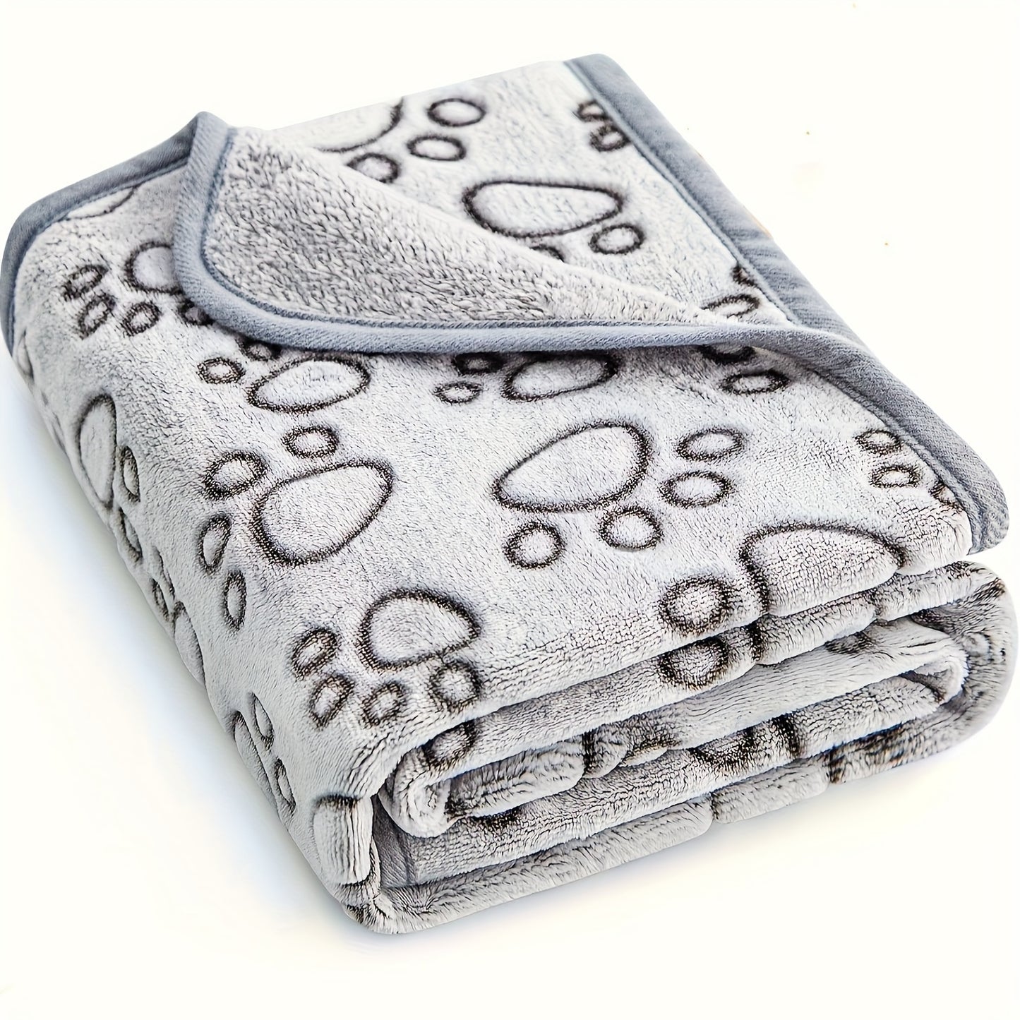 High-Quality Fluffy Pet Blanket Mat, Soft, Warm & Cute Cartoon Pattern
