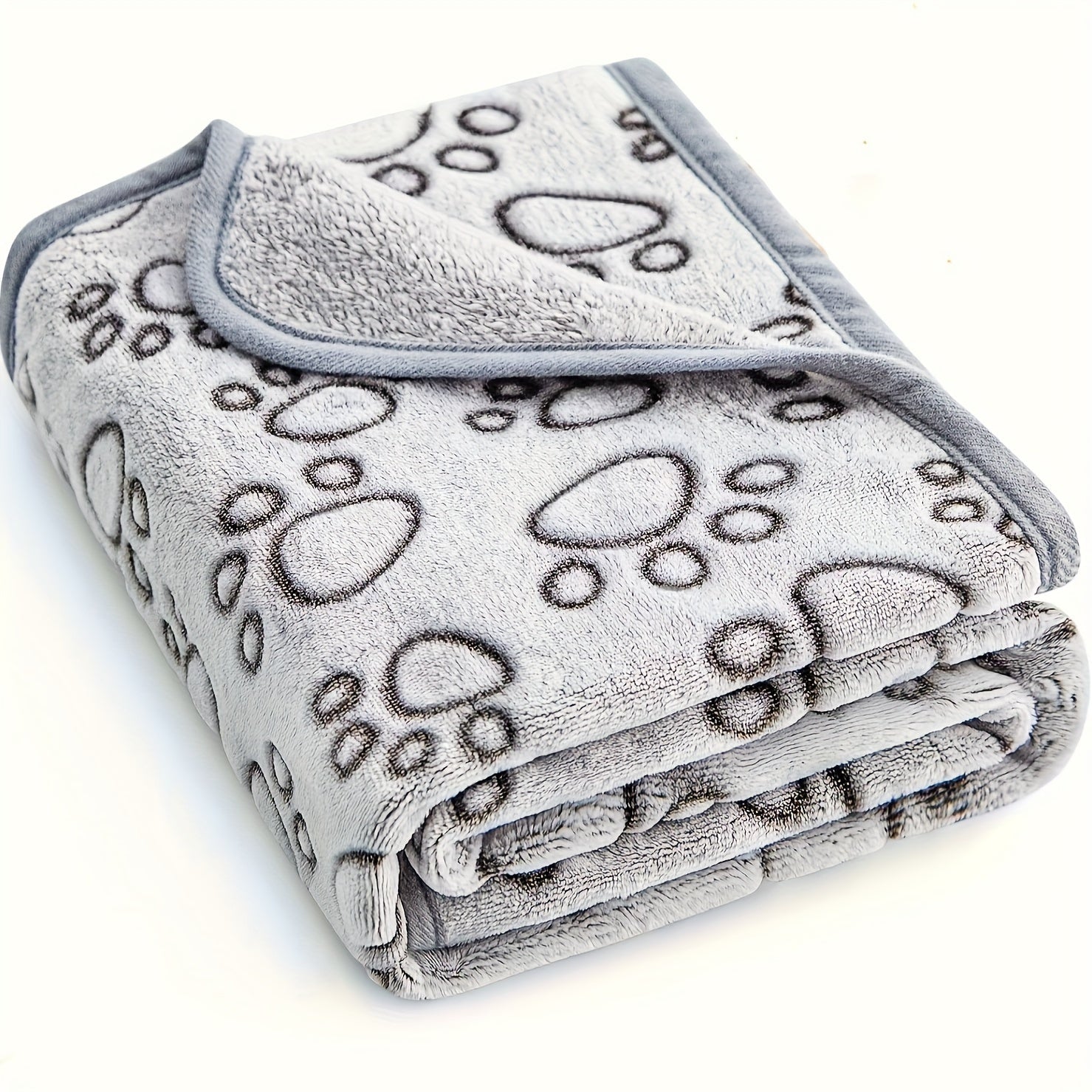 High-Quality Fluffy Pet Blanket Mat, Soft, Warm & Cute Cartoon Pattern