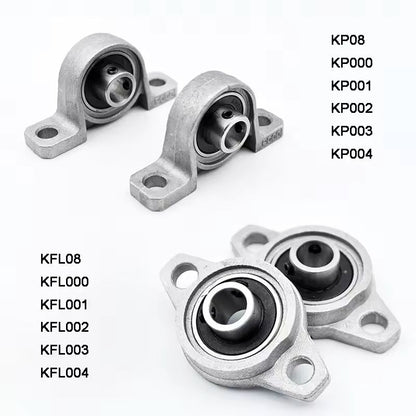 Heavy-Duty Pillow Block Bearing Set for Shaft Support and Alignment