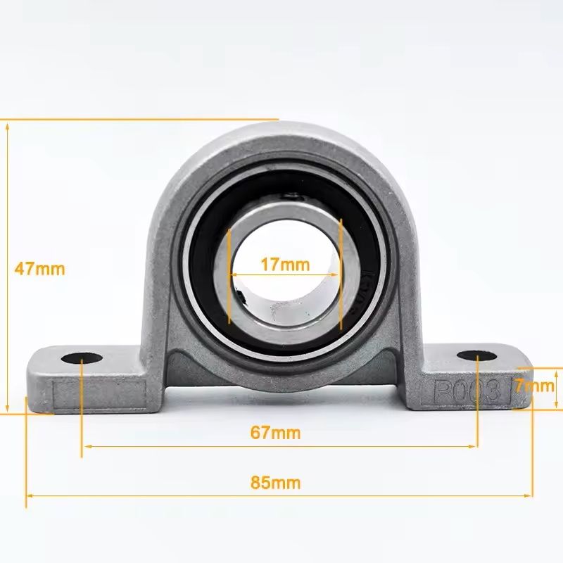 HeavyDuty Pillow Block Bearing Set For Shaft Support And Alignment 11