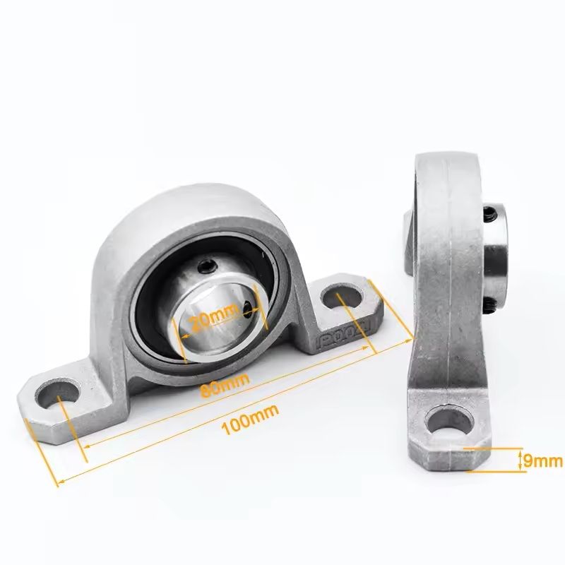 HeavyDuty Pillow Block Bearing Set For Shaft Support And Alignment 12