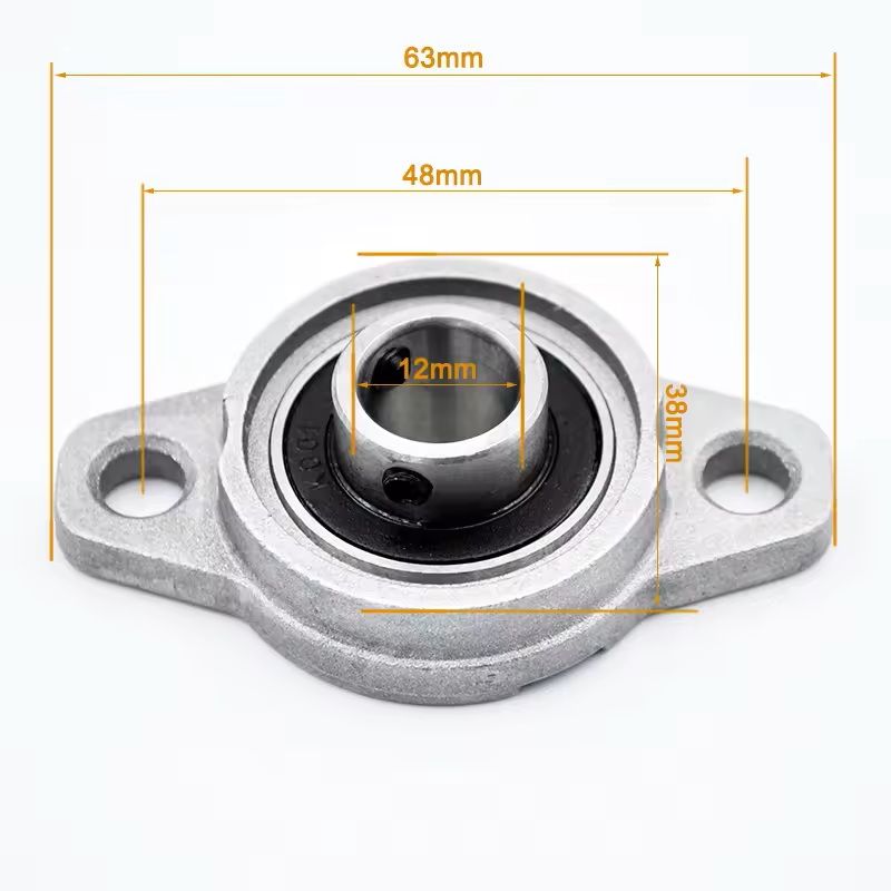 HeavyDuty Pillow Block Bearing Set For Shaft Support And Alignment 14