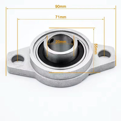 HeavyDuty Pillow Block Bearing Set For Shaft Support And Alignment 17