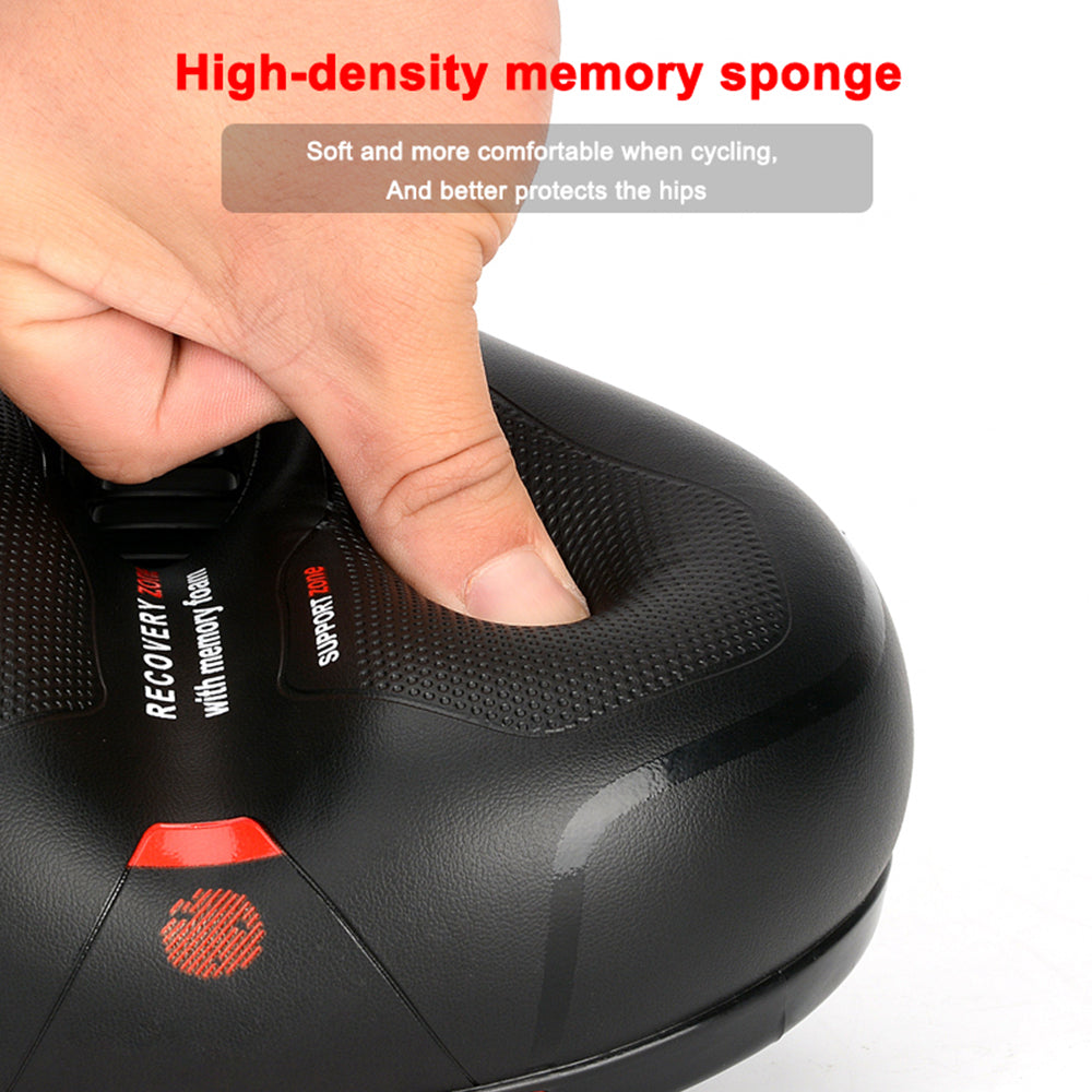 Hollow Breathable Bicycle Saddle ShockAbsorbing MTB  Road Bike Seat 3