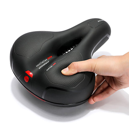 Hollow Breathable Bicycle Saddle ShockAbsorbing MTB  Road Bike Seat 1