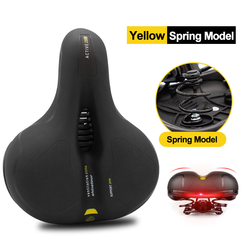 Hollow Breathable Bicycle Saddle ShockAbsorbing MTB  Road Bike Seat 6