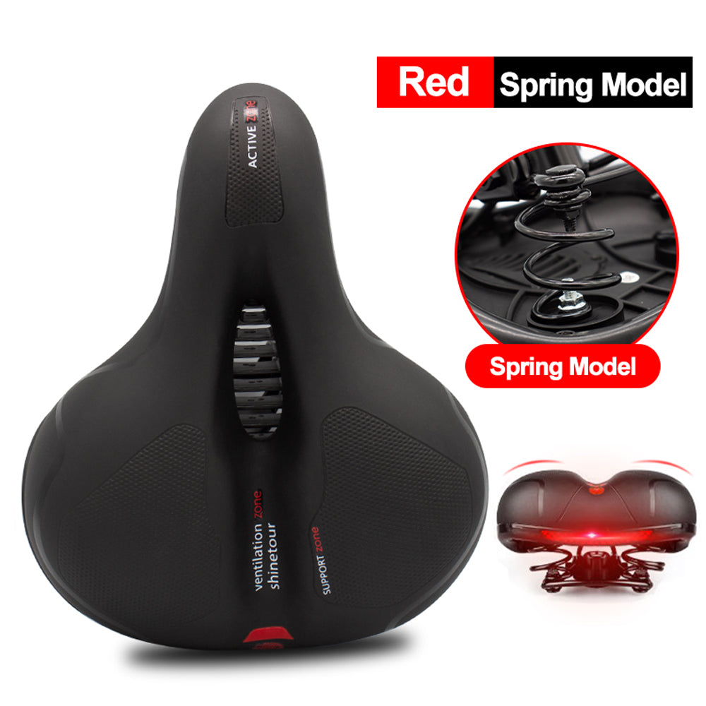 Hollow Breathable Bicycle Saddle ShockAbsorbing MTB  Road Bike Seat 7