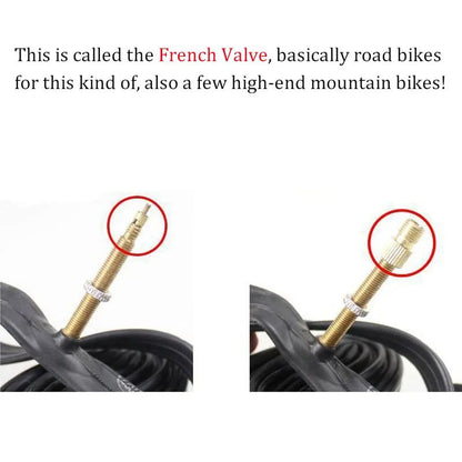 Premium Presta To Schrader Golden Valve Adapter Valve Adapter Bike Valve Converter Bicycle Accessor 3
