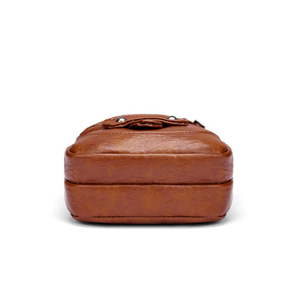 Women Vintage Crossbody Bag MultiFunctional Soft PU Leather Small Shoulder Bag For Phone  Cash 5