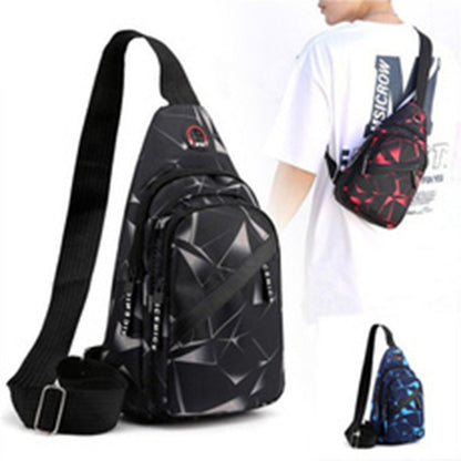 Oxford Cloth Crossbody Bag Unisex Casual Shoulder Bag For Men  Women Lightweight Travel  Sports Che 3