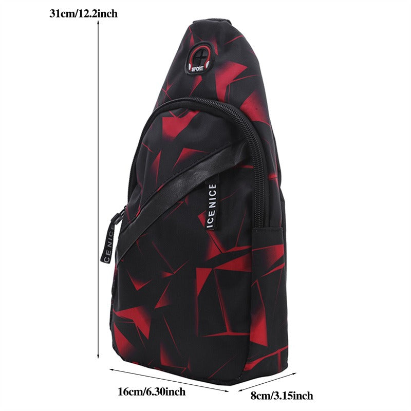 Oxford Cloth Crossbody Bag Unisex Casual Shoulder Bag For Men  Women Lightweight Travel  Sports Che 5