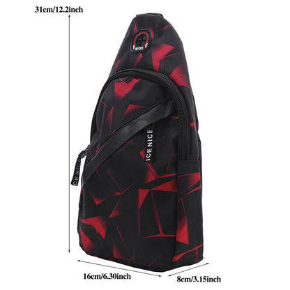 Oxford Cloth Crossbody Bag Unisex Casual Shoulder Bag For Men  Women Lightweight Travel  Sports Che 5