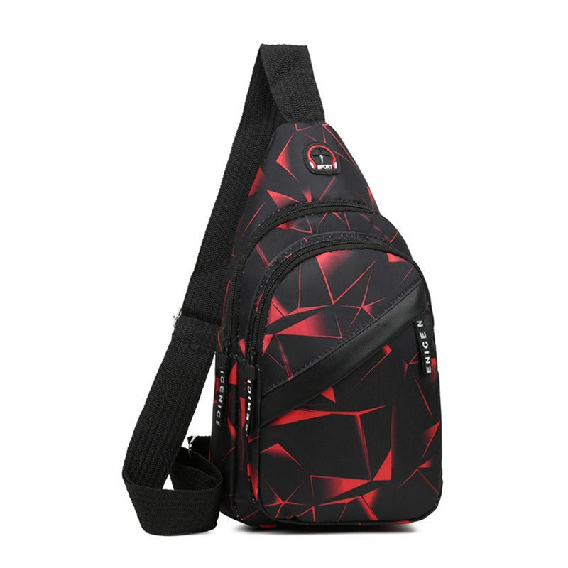 Oxford Cloth Crossbody Bag Unisex Casual Shoulder Bag For Men  Women Lightweight Travel  Sports Che 6
