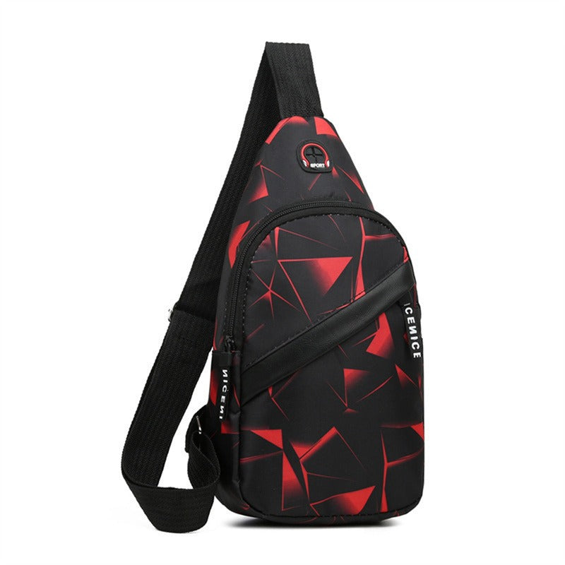 Oxford Cloth Crossbody Bag Unisex Casual Shoulder Bag For Men  Women Lightweight Travel  Sports Che 8