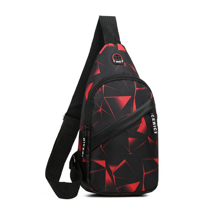 Oxford Cloth Crossbody Bag Unisex Casual Shoulder Bag For Men  Women Lightweight Travel  Sports Che 8
