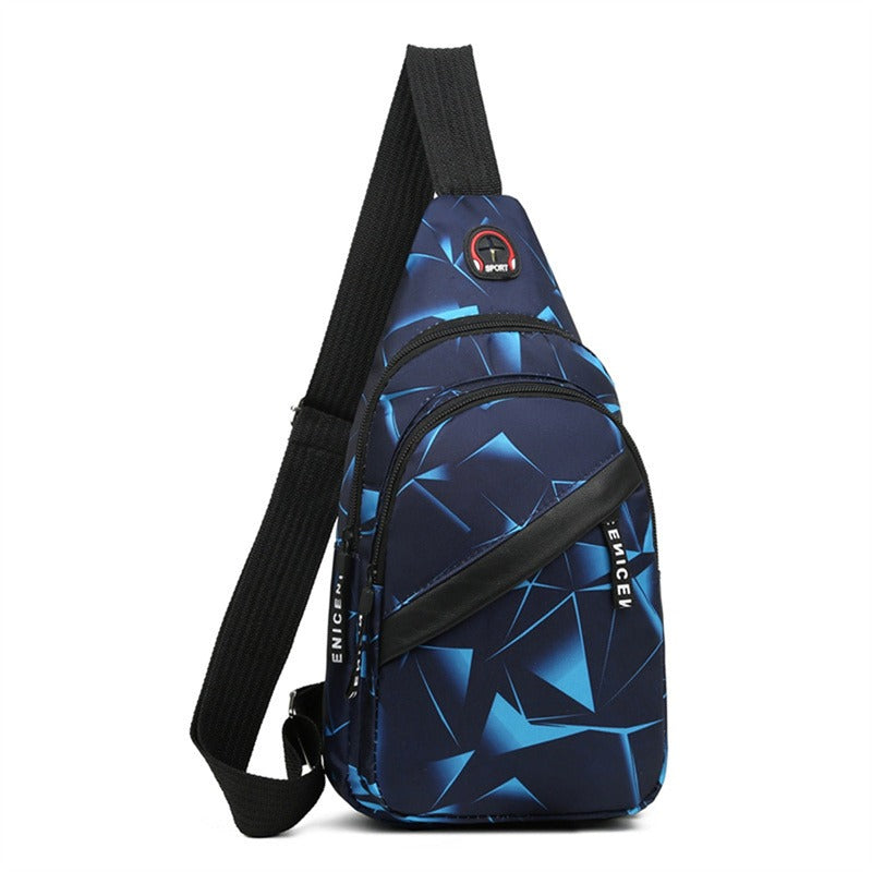 Oxford Cloth Crossbody Bag Unisex Casual Shoulder Bag For Men  Women Lightweight Travel  Sports Che 9