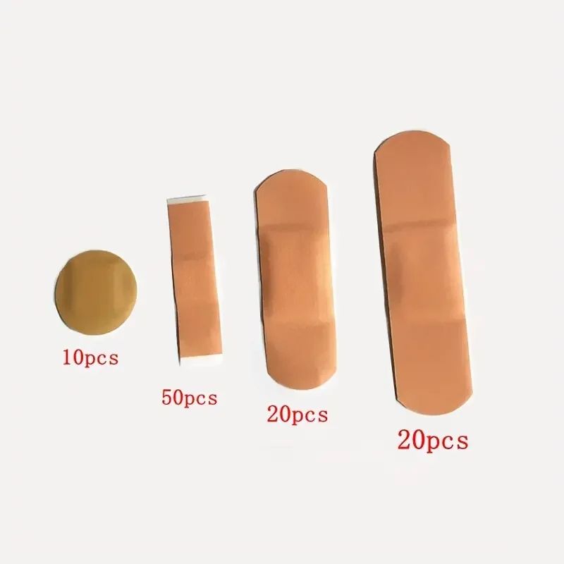 Medical Wound Adhesive Plaster Four Piece Bandages Breathable Wound Care Set With Nose Bridge  Acne 2