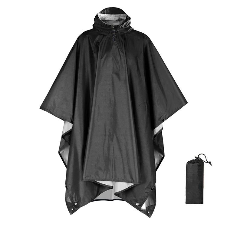 3in1 Military Raincoat Waterproof Hooded Poncho For Camping Hiking  Motorcycle Travel 6