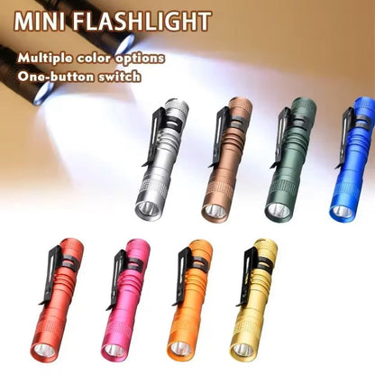 Mini LED Pen Flashlight with Clip for Emergency and Outdoor Use